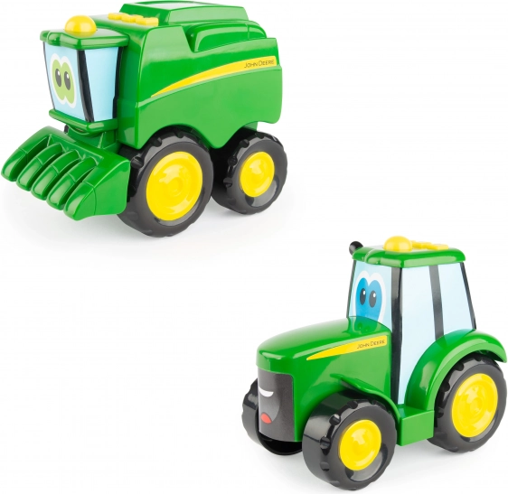 JD Kids traktor Johnny og mejetærsker Corey med effekter