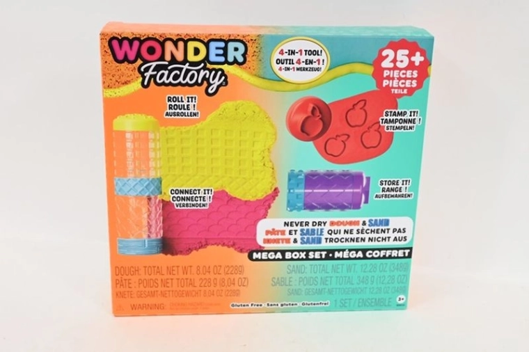 MGA Wonder Factory Never Dry modellervoks og kinetisk sand – sæt