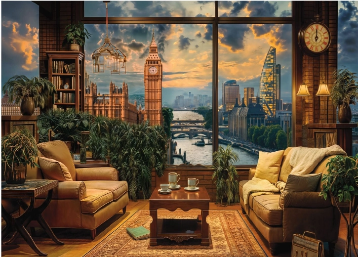 Puslespil DINO Malet London 3000 brikker