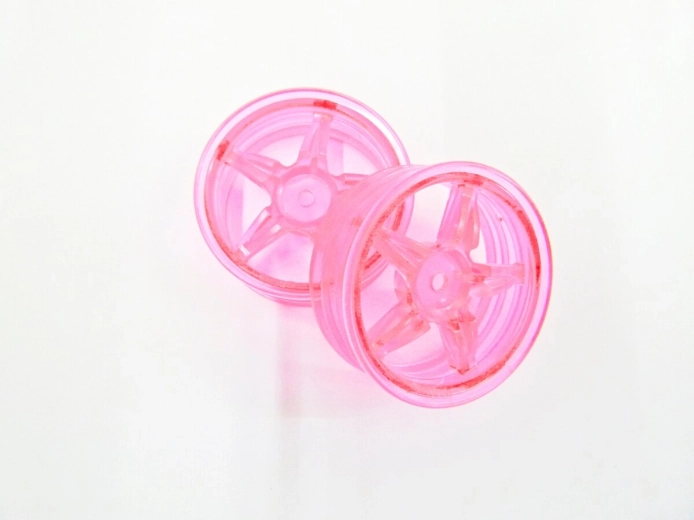 Fem-egers fælg Tamiya 22 mm i neonpink