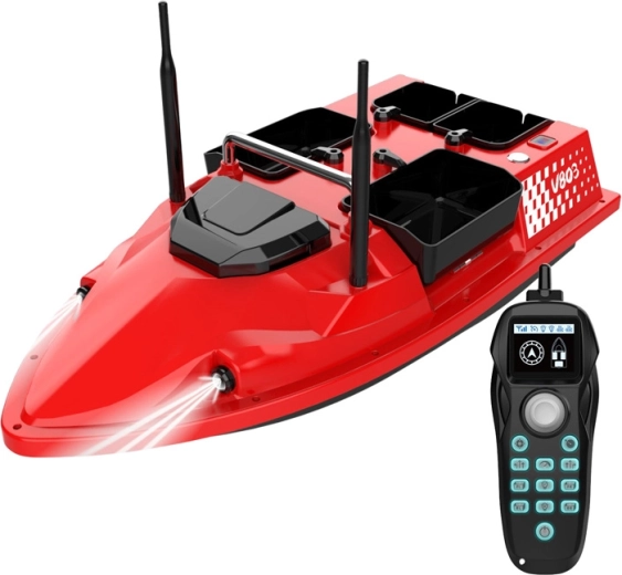 Flytec V803 fjernstyret agn- og fodringsbåd 5200 mAh