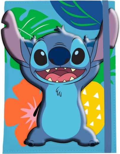 Lilo & Stitch premium 3D-notesblok A5 blå