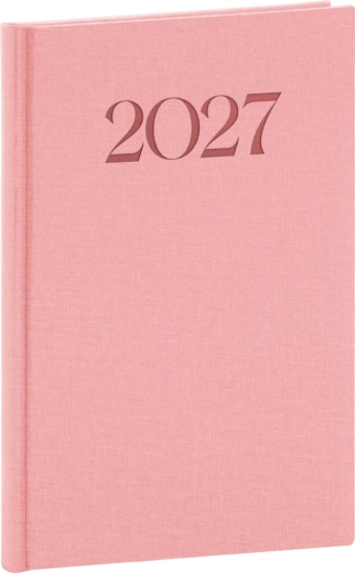 Notique ugekalender Biella 2027 pink 15 × 21 cm