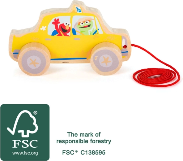 Small Foot Træk-taxi Sesam, åbn dig!