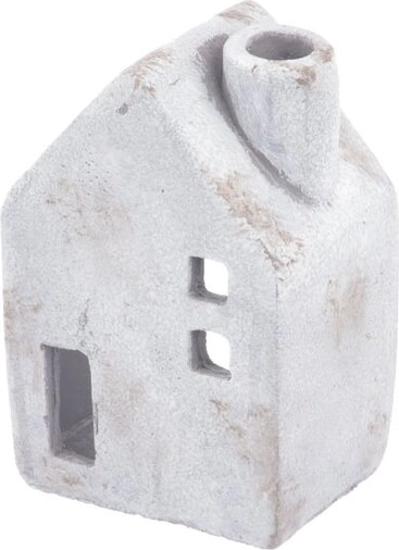 Grå beton-lysholder hus 16 cm