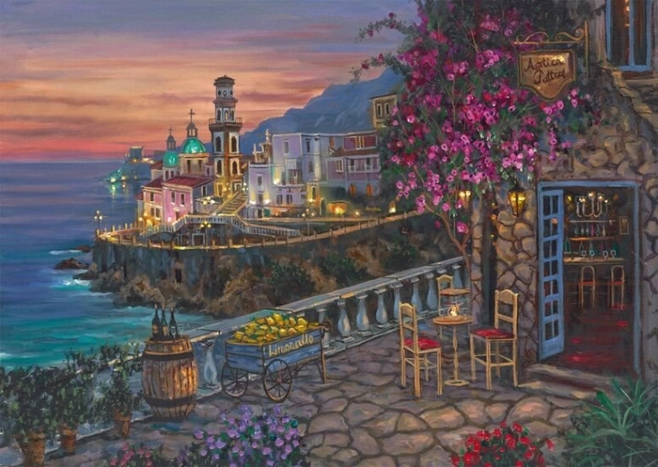Puzzle SCHMIDT Aften i Atrani 1000 brikker