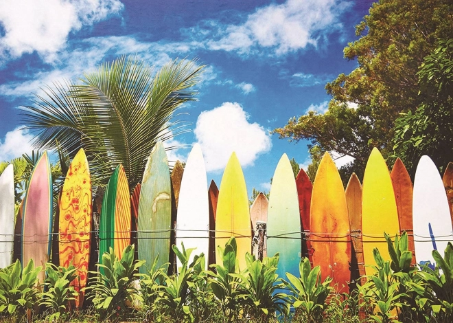 Puslespil Surfparadis 1000 brikker EUROGRAPHICS