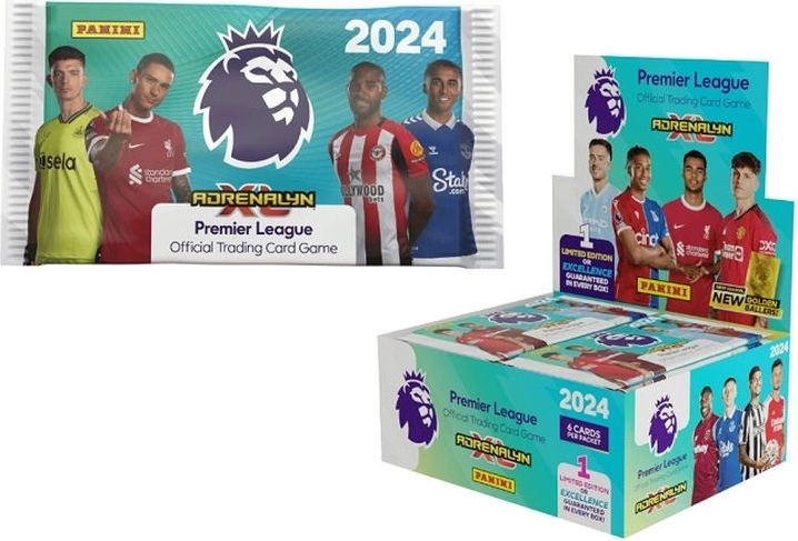 Panini Premier League 2024 Adrenalyn XL samlekort – 36 pakker