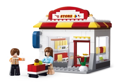 Sluban Town Business street M38-B0571 Butik