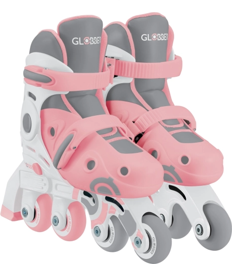 Globber børne inlineskøjter 2-i-1 Learning Skates pastelrosa 30–33