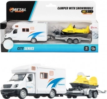 Autocamper med snescooter med tilbage-træk-optræk - 1 stk