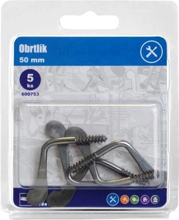 Drejelås 50 mm blank (5 stk)