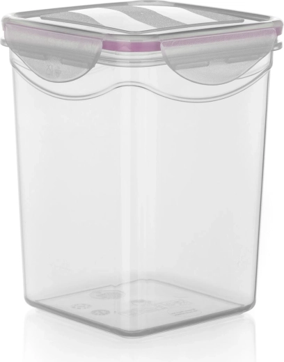 Hermetisk firkantet beholder LARA 1,8 l