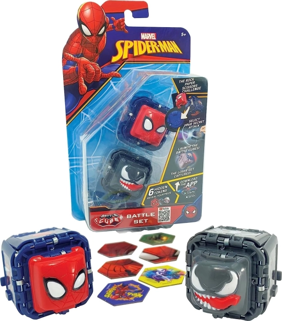 Battle Cubes MARVEL Spider-Man – sæt med 2 terninger