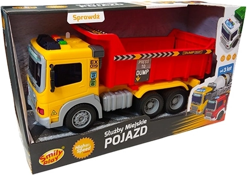 Legetøjsdumper Smily Play – kommunale tjenester