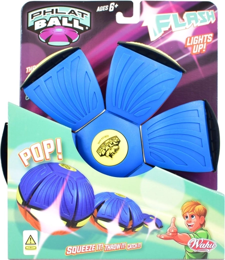 Phlat Ball Flash med LED-lys – transformerende flyvende disc og bold