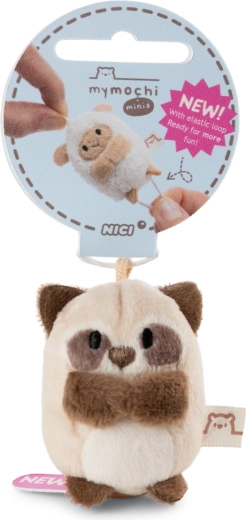 NICI vedhæng MyMochi minis vaskebjørn Rakuma 5 cm