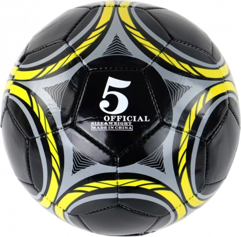 Sort fodbold størrelse 5 (24 cm)
