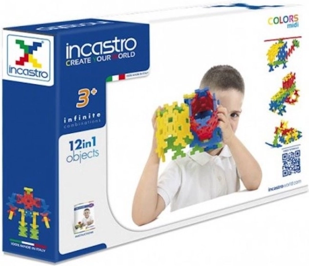 Incastro Colors Midi byggesæt - 60 dele
