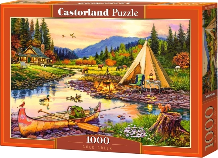Castorland-puslespil Den gyldne bæk, 1000 brikker