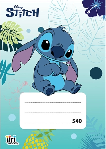Skolehæfte A5 uden linjer Lilo & Stitch 40 ark