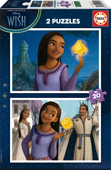 Educa puslespil Ønsker 2×20 brikker