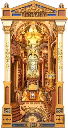 RoboTime boghjørne Vidundernes Bibliotek – DIY 3D-puslespil med LED