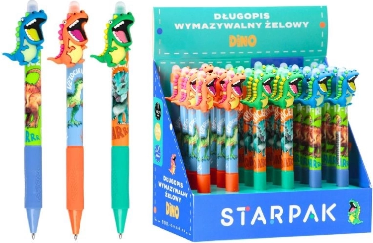 Sletbart gelpen Dino - 1 stk.