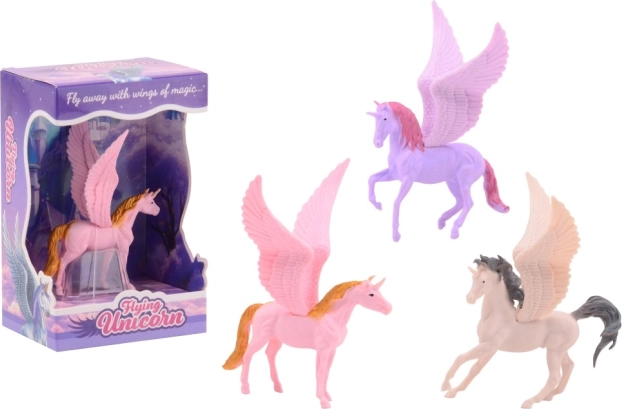 Enhjørningsfigur med vinger