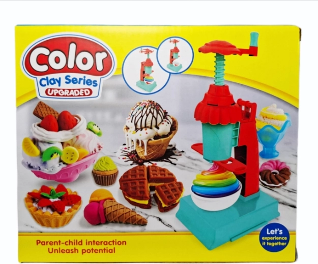 Sæt med modellervoks til dessertfremstilling med presse