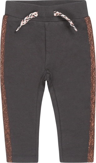 Pige-sweatpants Dirkje mørkegrå str. 74