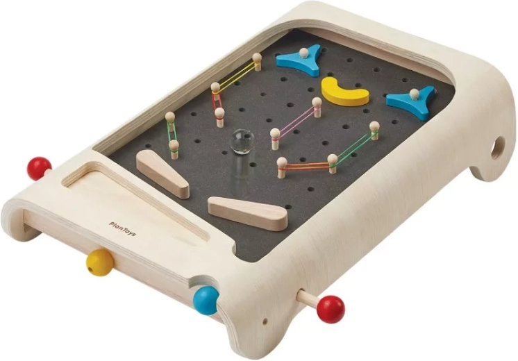 PlanToys pinball i træ