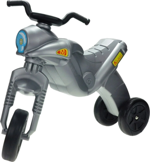 Løbecykel Enduro Maxi, sølvfarvet
