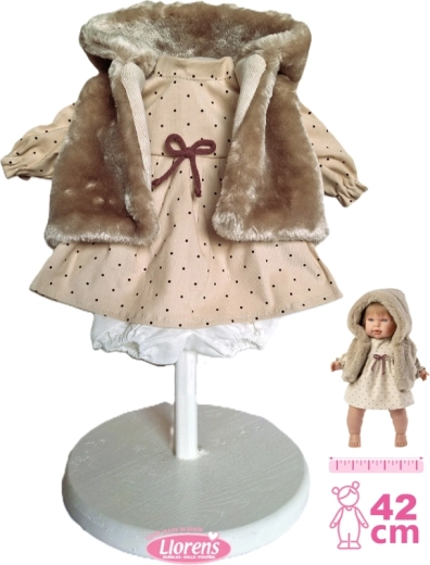 Llorens tøj til dukke 42 cm – 3-delt sæt