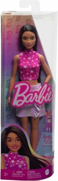 Barbie Fashionistas dukke med pink top med stjerner