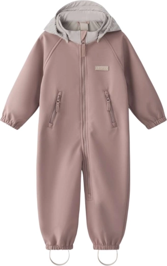 Leokid softshellheldragt Lilo Ash rose størrelse 80