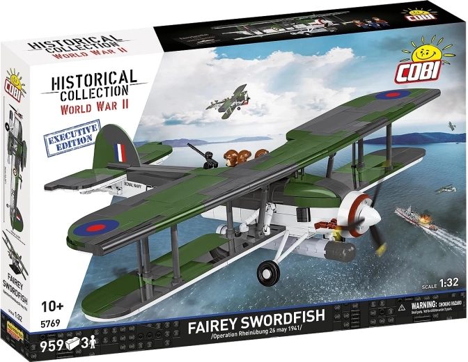 COBI byggesæt Fairey Swordfish Executive Edition – 959 dele