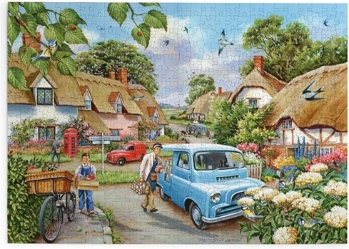 HOP Puzzle Frisk morgen 500 store brikker