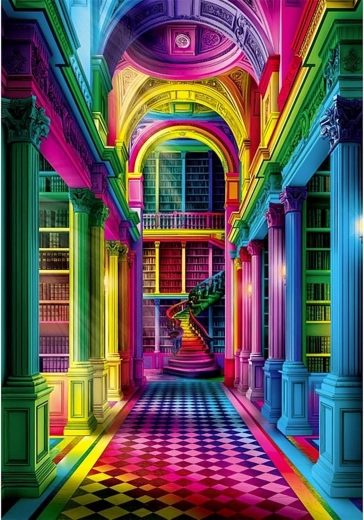Clementoni puslespil ColorBoom: Athenaeum 1000 brikker