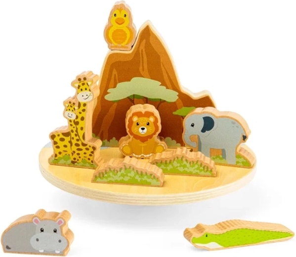 Bigjigs Toys jungle-balancespil i træ