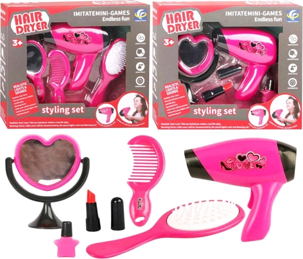 Frisørsæt med hårtørrer til børn