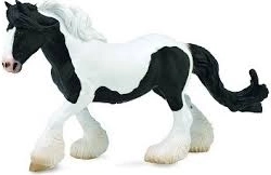 COLLECTA Gypsy-hoppe - sort og hvid plettet