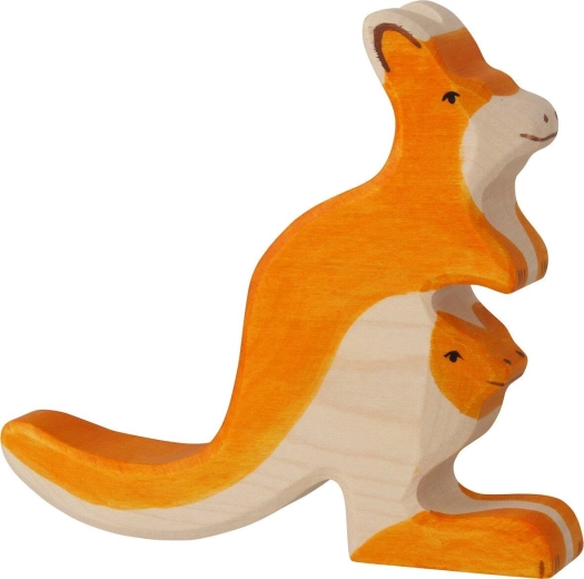 Holztiger kænguru med unge - 1 stk.