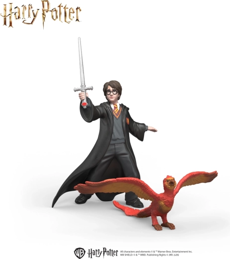 Harry Potter - Harry og Fawkes med sværd