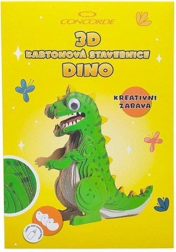 3D papirkonstruktionssæt dinosaur