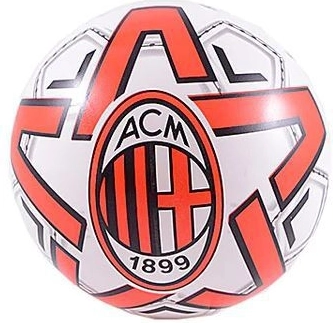 Brother fodbold A.C. Milan 23 cm certificeret rød/hvid