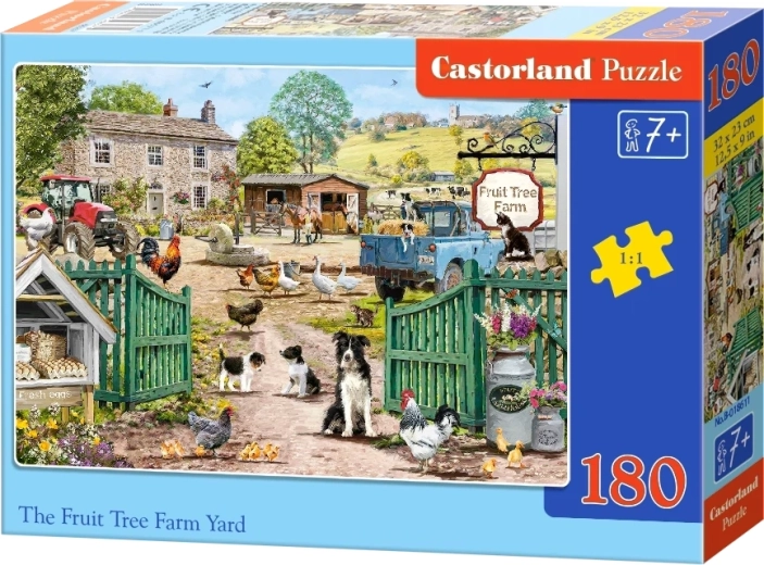 Castorland-puslespil Gård med frugthave, 180 brikker