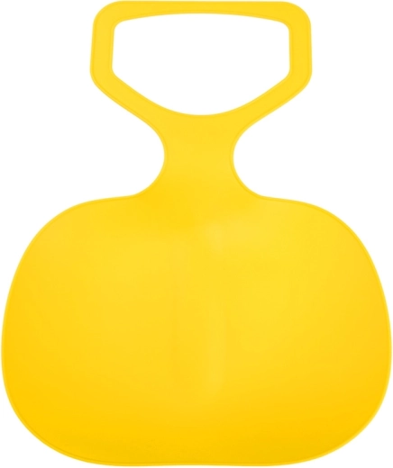 Plastik-sneglider formet som et æble, 48 cm – Gul