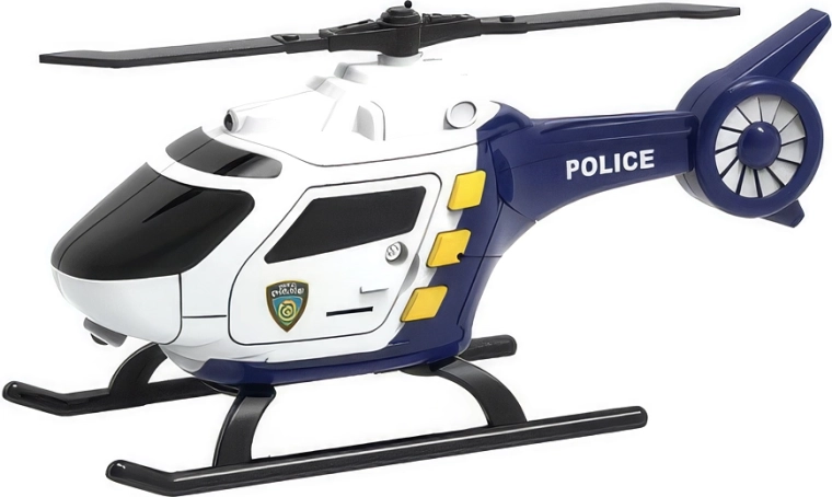 Politihelikopter med lys- og lydeffekter 16,5 cm