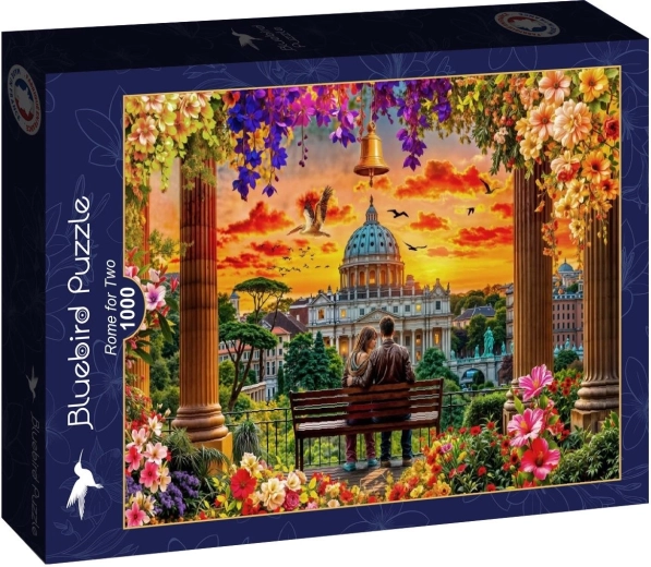 Bluebird puslespil Rom for to 1000 brikker